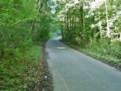 
The Merthyr Tramroad (or Pen-y-darren Tramroad) looking South, Abercynon, September 2012